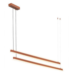 Luminosa Lighting Luminosa Miami Led Bar Pendant Ceiling Light Terracotta, 6260M, 3000K - thumbnail 4