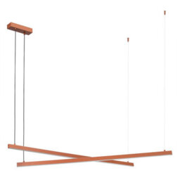 Luminosa Lighting Luminosa Miami Led Bar Pendant Ceiling Light Terracotta, 6260M, 3000K - thumbnail 1