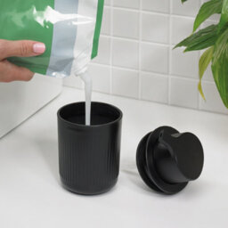 ReBorn® Reborn Recycled Soap Dispenser - Graphite Black Bathroom Soap Pump - Refillable With 250Ml Capacity - Made In The Uk - thumbnail 4