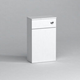 Royal Bathrooms Grey Gloss 500mm Wc Toilet Unit With Short Projection Rimless Btw Pan - thumbnail 2