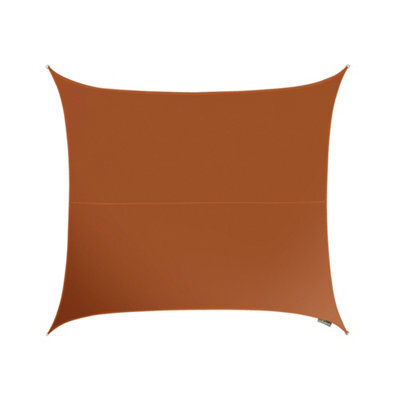 Kookaburra 5.4M Square Waterproof Terracotta Garden Patio Sun Shade Sail Canopy 98% Uv Block With Free Rope - image 1