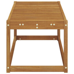 Walplus Outdoor Stool Bench Natural 115 X 43 X 37 Cm Solid Acacia Wood - thumbnail 5