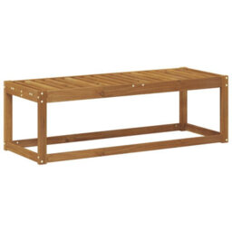 Walplus Outdoor Stool Bench Natural 115 X 43 X 37 Cm Solid Acacia Wood - thumbnail 6
