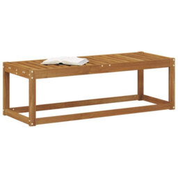 Walplus Outdoor Stool Bench Natural 115 X 43 X 37 Cm Solid Acacia Wood - thumbnail 3