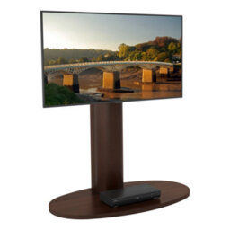 Avf Chepstow Wooden Column Tv Stand For Tvs 32-65 Inch Walnut - thumbnail 4