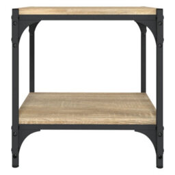 Berkfield Tv Cabinet Sonoma Oak 40X33X41 Cm Engineered Wood And Steel - thumbnail 5