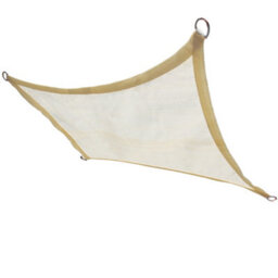 Sundaze 4X5M Sun Shade Sail Rectangle Hdpe Breathable Uv Block Sunscreen Cream With Free Rope