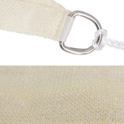 Sundaze 4X5M Sun Shade Sail Rectangle Hdpe Breathable Uv Block Sunscreen Cream With Free Rope - thumbnail 2