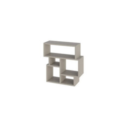 Decortie Karma Modern 5-Compartment Side End Table Living Room Sandstone H 60.5Cm - thumbnail 2