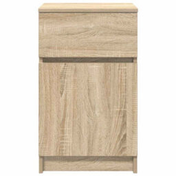 Berkfield Bedside Cabinet Sonoma Oak 39X35X65 Cm Engineered Wood - thumbnail 6