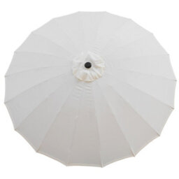 Sundaze 2.7M Cream Garden Fiberglass Rib Parasol Umbrella With Crank Tilt Mechanism Outdoor Patio - thumbnail 8