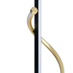 Inlight Hadston Spiral Matt Black Led Floor Lamp - thumbnail 4