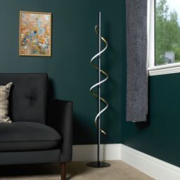 Inlight Hadston Spiral Matt Black Led Floor Lamp - thumbnail 5