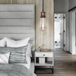 Vintage E27 Pendant Light Copper Ceiling Lamp With 95Cm Adjustable Cable Hanging Light Fitting For Kitchen Hallway Bedroom - thumbnail 4