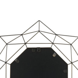 Beliani Octagonal Gold Wall Mirror 60Cm - Art Deco Hollywood Glam - thumbnail 6