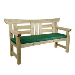 Package: Cherry Blossom Bench 3 Seater Bench And Green Seat Pad By Zest Outdoor Living - thumbnail 4