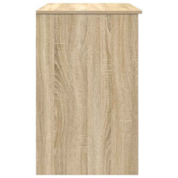 Berkfield Desk Sonoma Oak 86X49X76 Cm Engineered Wood - thumbnail 7