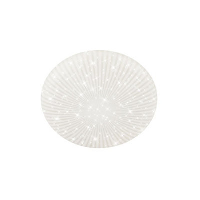 Briloner Led Ceiling Light Flush 1800Lm Starry Sky Effect 15W 278mm Hallway Bedroom White - image 1