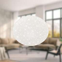 Briloner Led Ceiling Light Flush 1800Lm Starry Sky Effect 15W 278mm Hallway Bedroom White - thumbnail 3