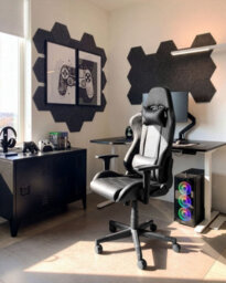 Beliani Gaming Chair Voltixa Faux Leather Black - thumbnail 2