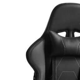 Beliani Gaming Chair Voltixa Faux Leather Black - thumbnail 7