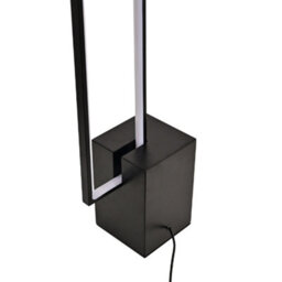 Darphe 129Cm Simple Rectangular Black Metal Led Floor Lamp With Foot Switch - thumbnail 5