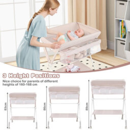 Gainoom Natural Diaper Changing Station Foldable Baby Changing Table - thumbnail 5