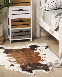 Beliani Faux Cowhide Rug Nambung Brown 60 X 90 Cm - thumbnail 2