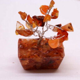 Serenityy Mini Carnelian Gemstone Tree On Orgonite Base - 15 Stones - Pack Of 12 - 5 Cm Height - thumbnail 6