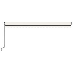 Berkfield Manual Retractable Awning 500X300 Cm Cream - thumbnail 4