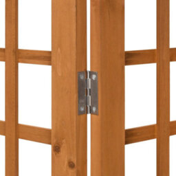 Vidaxl 3-Panel Room Divider/trellis Solid Fir Wood 121X180.5 Cm Room Dividers - thumbnail 5