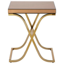 Orsina Elegant Square Table With Cross Legged Base For Sitting Areas, Stylish Decorative Bedside Table For Bedrooms - thumbnail 2