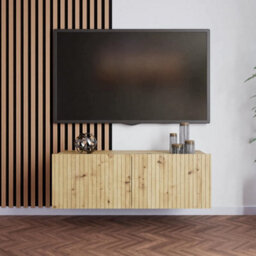 Arte Natural Charm With The Kolder Tv Cabinet 1000mm X 340mm X 410mm In Rustic Oak Artisan - thumbnail 3
