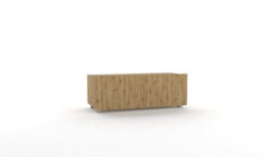 Arte Natural Charm With The Kolder Tv Cabinet 1000mm X 340mm X 410mm In Rustic Oak Artisan - thumbnail 6