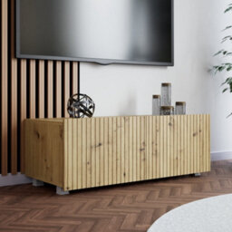 Arte Natural Charm With The Kolder Tv Cabinet 1000mm X 340mm X 410mm In Rustic Oak Artisan