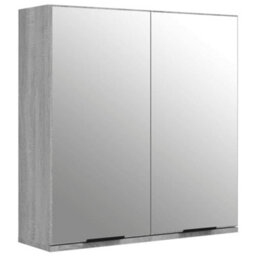 Berkfield Stylish 5 Piece Bathroom Cabinet Set Grey Sonoma Engineered Wood - thumbnail 7