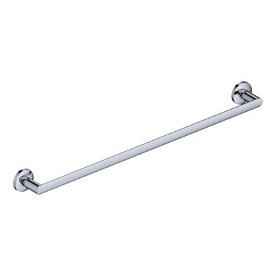 Nes Home Chrome Single Round Towel Bar Rail Holder - image 1