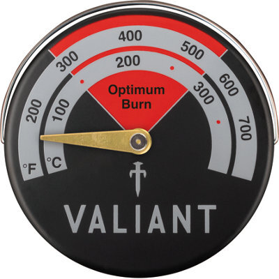 Valiant Magnetic Thermometer For Stoves, Flue Pipes, Bbqs, Chimeneas, Smokers And Range Ovens - image 1