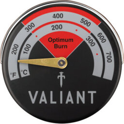 Valiant Magnetic Thermometer For Stoves, Flue Pipes, Bbqs, Chimeneas, Smokers And Range Ovens