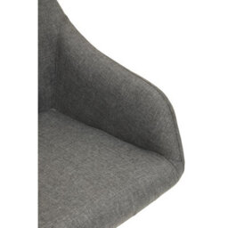Orsina Ergonomic Tufted Grey And Black Home Office Chair, Comfortable Work From Home Chair, Movable Work Chair - thumbnail 6