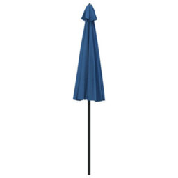 Berkfield Outdoor Parasol With Aluminium Pole 270 Cm Azure Blue - thumbnail 3