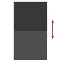 Berkfield Reflective Roller Blind Blackout 80 X 175 Cm Black - thumbnail 9