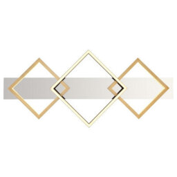 Luminosa Lighting Luminosa Lesina 78X36Cm Integrated Led Semi Flush Ceiling Light Chrome Led 3000K - thumbnail 4