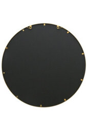 "Mirroroutlet Circulus - Gold Metal Framed Round Window Wall Mirror 31"" X 31"" (80X80Cm)" - thumbnail 5