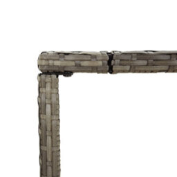 Berkfield 9 Piece Garden Bar Set With Cushions Grey Poly Rattan - thumbnail 8