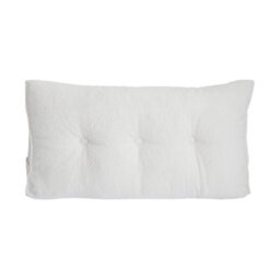 Thehotsale Lotus Flower Pattern, Off-White Bed/sofa Teddy Fleece Triangular Cushion, 100Cm X 20Cm X 50Cm - thumbnail 5