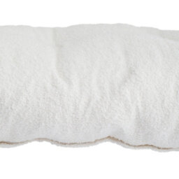 Thehotsale Lotus Flower Pattern, Off-White Bed/sofa Teddy Fleece Triangular Cushion, 100Cm X 20Cm X 50Cm - thumbnail 6