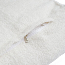 Thehotsale Lotus Flower Pattern, Off-White Bed/sofa Teddy Fleece Triangular Cushion, 100Cm X 20Cm X 50Cm - thumbnail 7