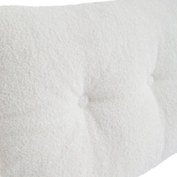 Thehotsale Lotus Flower Pattern, Off-White Bed/sofa Teddy Fleece Triangular Cushion, 100Cm X 20Cm X 50Cm - thumbnail 8