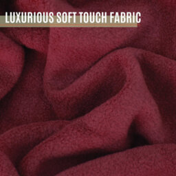 Milestone Camping Milestone Thermal Fleece Blanket In Burgundy - thumbnail 3
